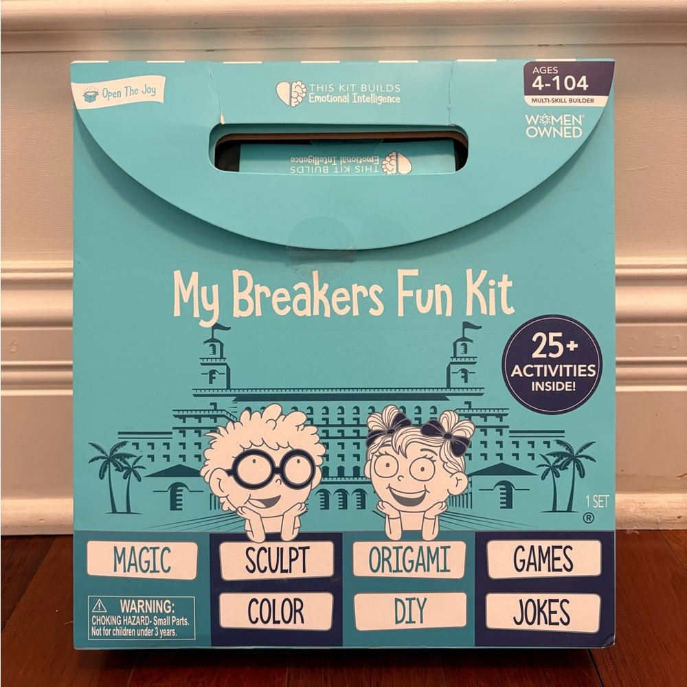 NIB Open The Joy “My Breakers” Fun Craft Kit with 25+ Activities.
